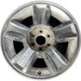 20" AVALANCHE 1500 09-10 20x8.5, 5 spoke, covered lug nuts, grooved spoke - Front View