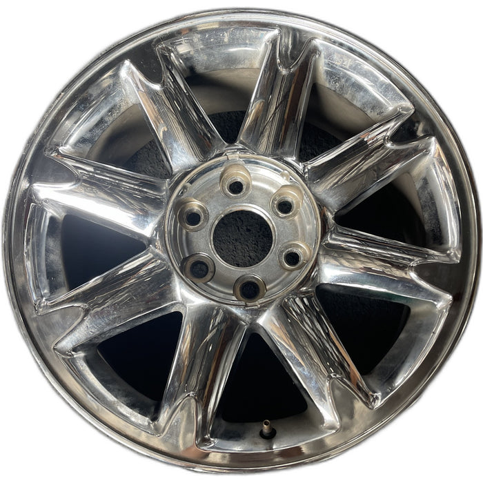 20" SIERRA 1500 PICKUP 07 , 20x8.5, 8 spoke Original OEM Wheel Rim - Front View