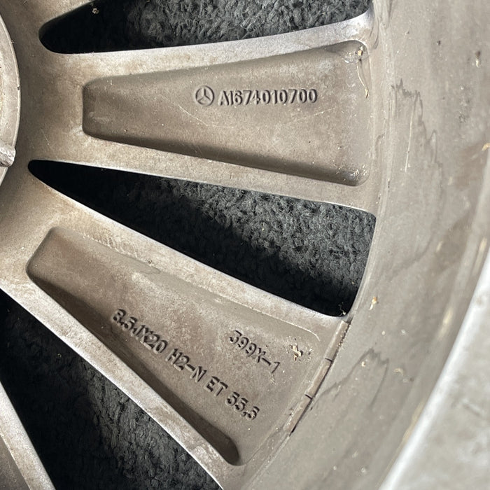 20" MERCEDES GLE-CLASS 20 167 Type, GLE350, 20x8.5, 5 twin spoke, front - View 9
