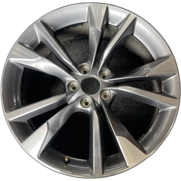 20" INFINITI QX60 22-25 20x8 , 5 V spoke Original OEM Wheel Rim - Front View
