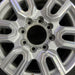 20" SIERRA 2500 PICKUP 20 20x8.5 12 spoke machined face accents silver opt Q7R - Angle View