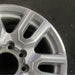 20" SIERRA 2500 PICKUP 20 20x8.5 12 spoke machined face accents silver opt Q7R - Close-Up Detail
