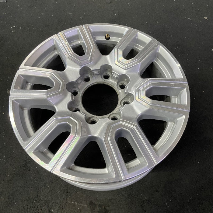 20" SIERRA 2500 PICKUP 20 20x8.5 12 spoke machined face accents silver opt Q7R - View 8