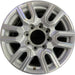 20" SIERRA 2500 PICKUP 20 20x8.5 12 spoke machined face accents silver opt Q7R - Front View