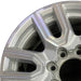20" SIERRA 2500 PICKUP 20 20x8.5 12 spoke machined face accents silver opt Q7R - Angle View