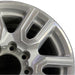 20" SIERRA 2500 PICKUP 20 20x8.5 12 spoke machined face accents silver opt Q7R - Side Profile