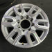 20" SIERRA 2500 PICKUP 20 20x8.5, 12 spoke , silver Original OEM Wheel Rim - Side Profile
