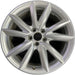 19" RDX 19-21 19x8 alloy w/o machined face; gray factory installed Base - Front View