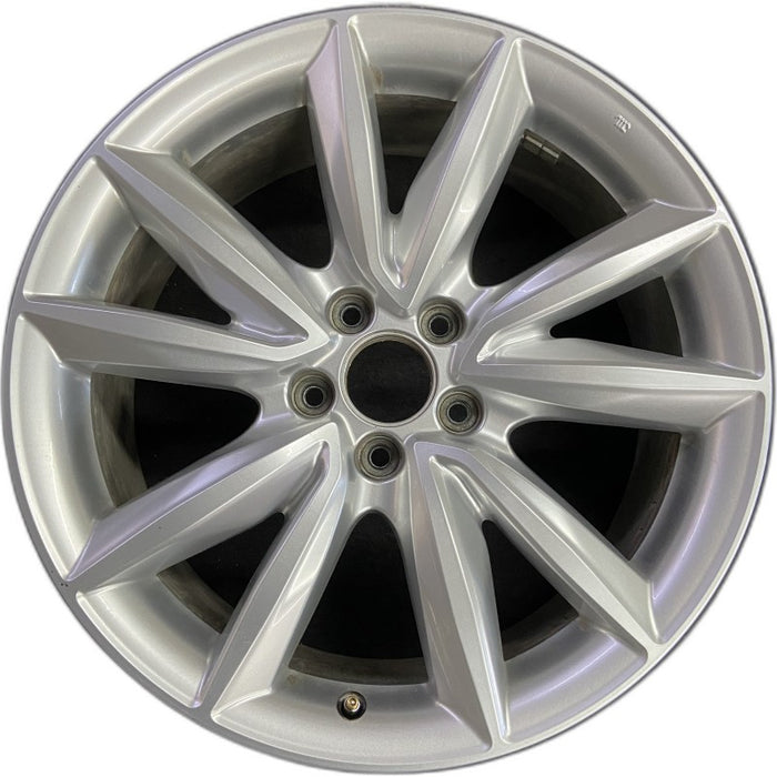 19" RDX 19-21 19x8 alloy w/o machined face; gray factory installed Base - Front View