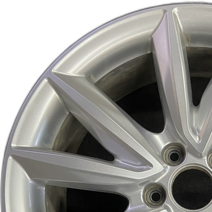 19" RDX 19-21 19x8 alloy w/o machined face; gray factory installed Base - Angle View