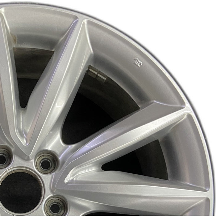 19" RDX 19-21 19x8 alloy w/o machined face; gray factory installed Base - Side Profile