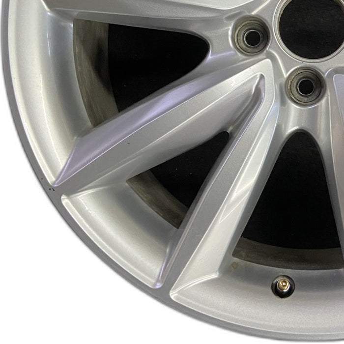 19" RDX 19-21 19x8 alloy w/o machined face; gray factory installed Base - Back View