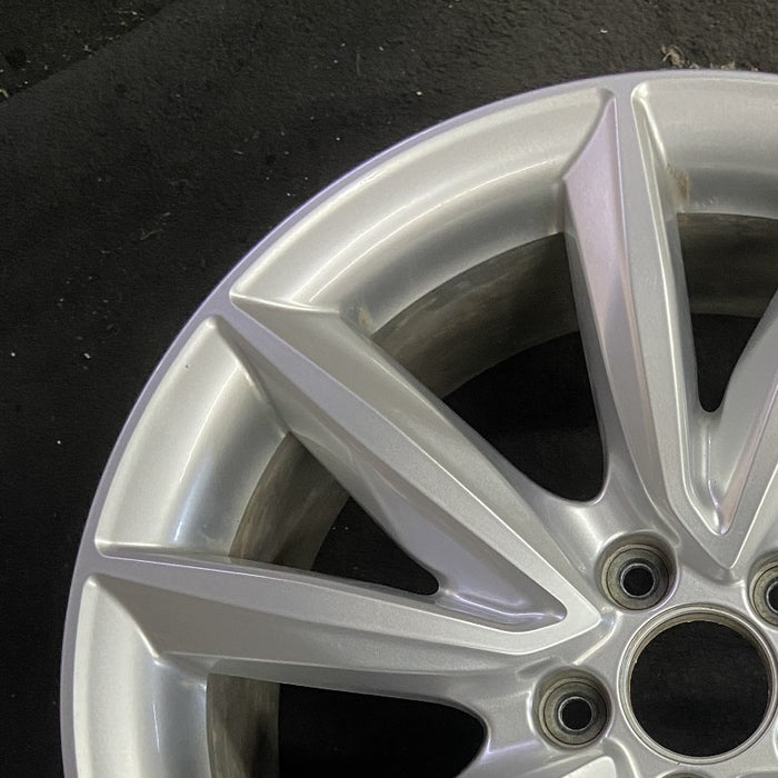 19" RDX 19-21 19x8 alloy w/o machined face; gray factory installed Base - Side Profile
