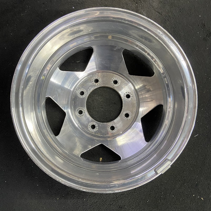 16" FORD F350SD PICKUP 99 16x6 DRW aluminum rear ID 2C34-CA Original OEM Wheel - Additional View