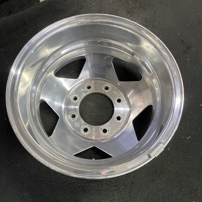 16" FORD F350SD PICKUP 99 16x6 DRW aluminum rear ID 2C34-CA Original OEM Wheel - View 7
