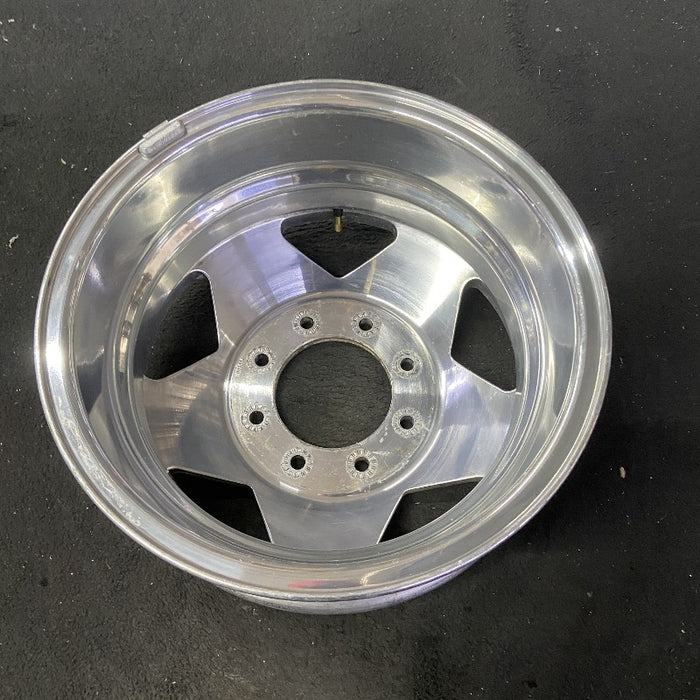 16" FORD F350SD PICKUP 99 16x6 DRW aluminum rear ID 2C34-CA Original OEM Wheel - View 8