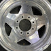 16" FORD F350SD PICKUP 99 16x6 DRW aluminum rear ID 2C34-CA Original OEM Wheel - Angle View