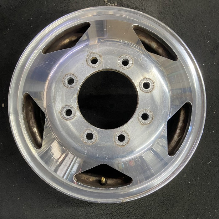 16" FORD F350SD PICKUP 99 16x6 DRW aluminum frt ID 2C34-BA Original OEM Wheel - Additional View
