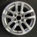 18" SIERRA 1500 PICKUP 19 , 18x8.5, 10 spoke, silver Original OEM Wheel Rim - Angle View