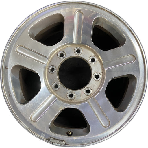 18" FORD F250SD PICKUP 05 18x8 , 5 spoke , aluminum Original OEM Wheel Rim - Front View