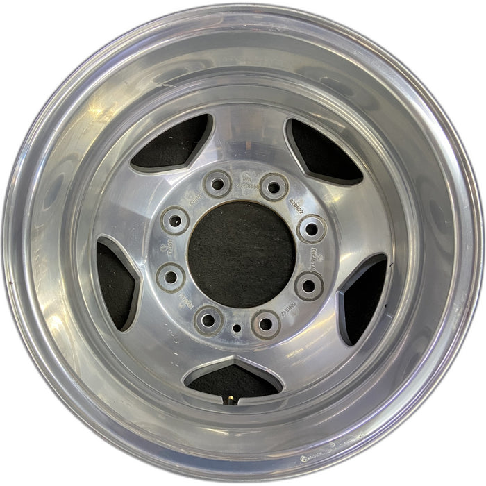 17" SIERRA 3500 PICKUP 11-17 DRW, , forged polished aluminum , rear, outer - Front View