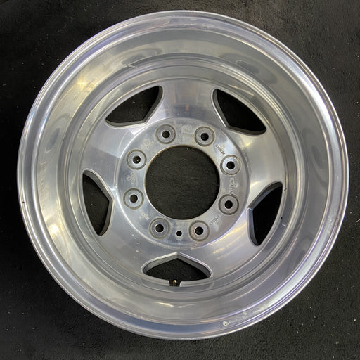17" SIERRA 3500 PICKUP 11-17 DRW, , forged polished aluminum , rear, outer - Additional View