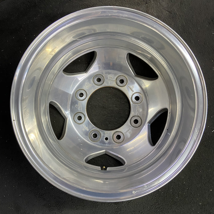 17" SIERRA 3500 PICKUP 11-17 DRW, , forged polished aluminum , rear, outer - Additional View