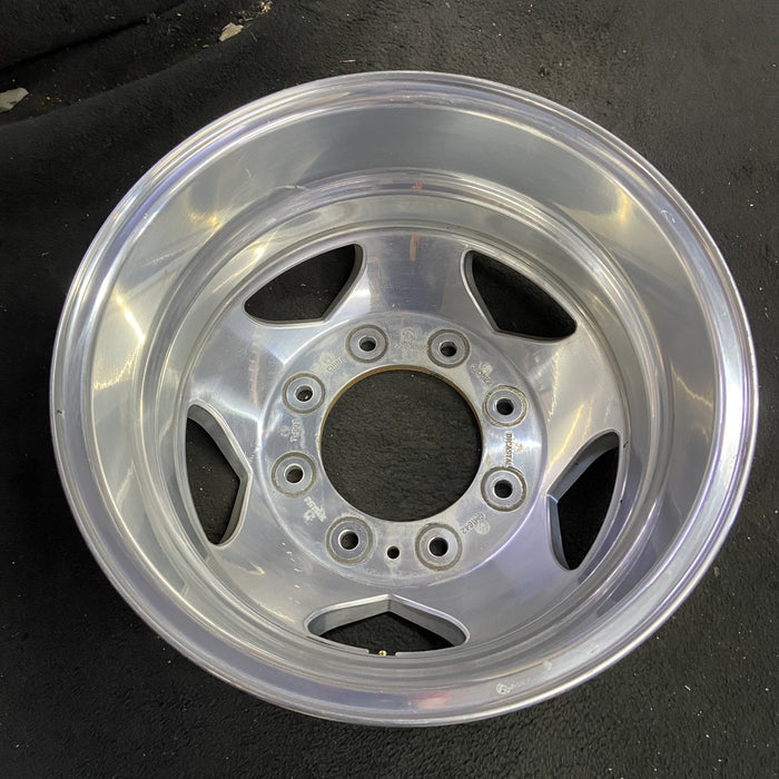 17" SIERRA 3500 PICKUP 11-17 DRW, , forged polished aluminum , rear, outer - View 7