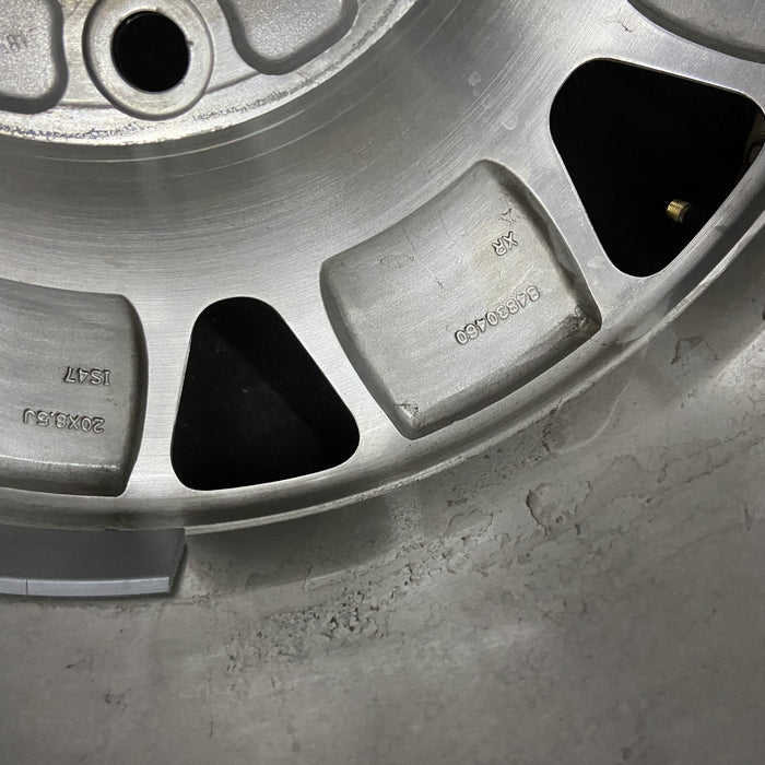 20" SILVERADO 2500 PICKUP 24-25 20x8.5, opt S8B Original OEM Wheel Rim - Back View