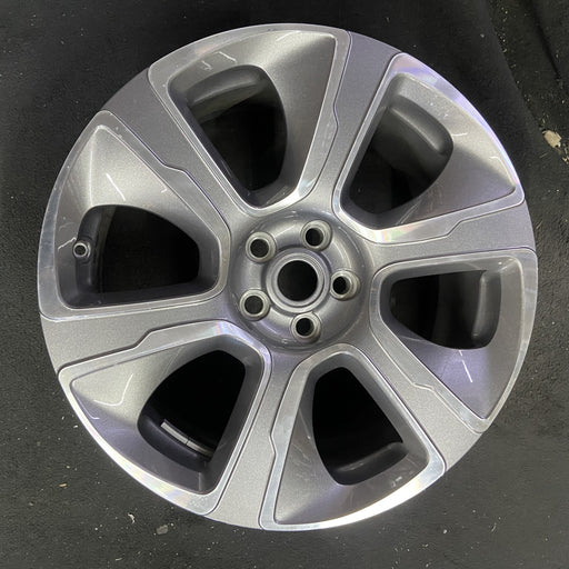 21" RANGE ROVER 18-21 21x9.5 , 6 spoke, machined face , L. Original OEM Wheel - Angle View