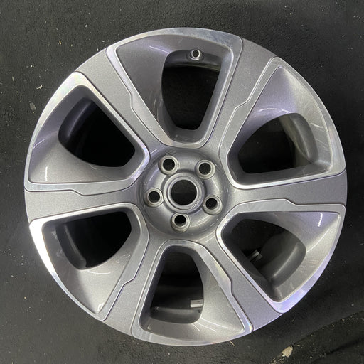 21" RANGE ROVER 18-21 21x9.5 , 6 spoke, machined face , R. Original OEM Wheel - Angle View