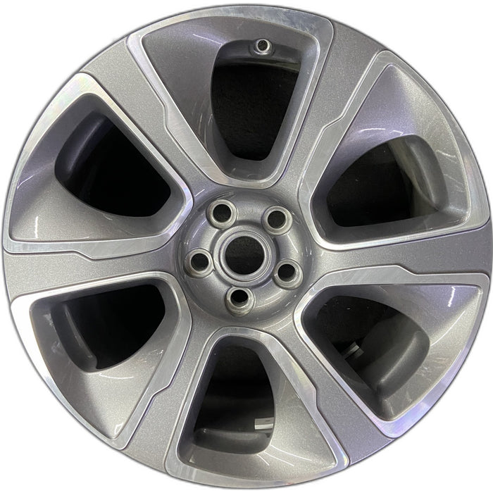 21" RANGE ROVER 18-21 21x9.5 , 6 spoke, machined face , R. Original OEM Wheel - Front View