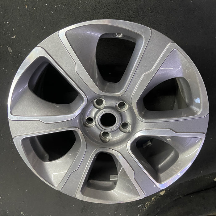 21" RANGE ROVER 18-21 21x9.5 , 6 spoke, machined face , R. Original OEM Wheel - Side Profile