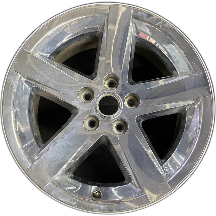 20" DODGE 1500 PICKUP 09-10 20x9 , 5 spoke Original OEM Wheel Rim - Front View
