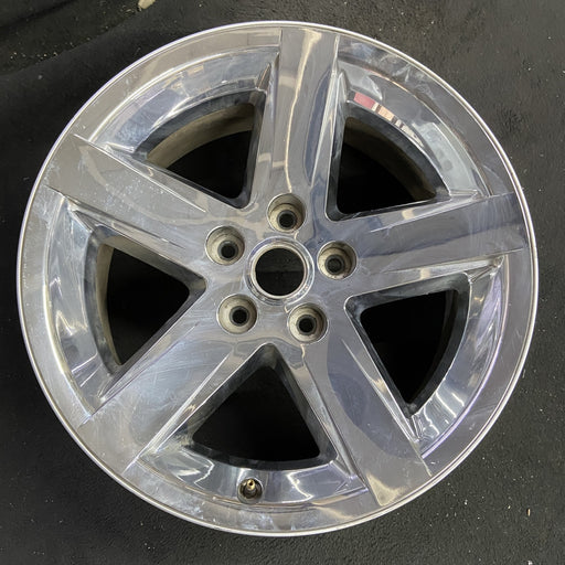 20" DODGE 1500 PICKUP 09-10 20x9 , 5 spoke Original OEM Wheel Rim - Angle View