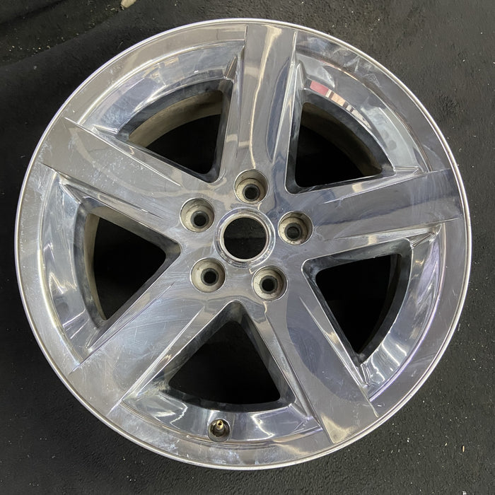 20" DODGE 1500 PICKUP 09-10 20x9 , 5 spoke Original OEM Wheel Rim - Angle View