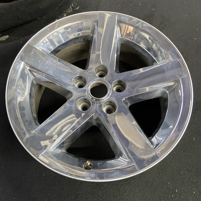 20" DODGE 1500 PICKUP 09-10 20x9 , 5 spoke Original OEM Wheel Rim - Side Profile