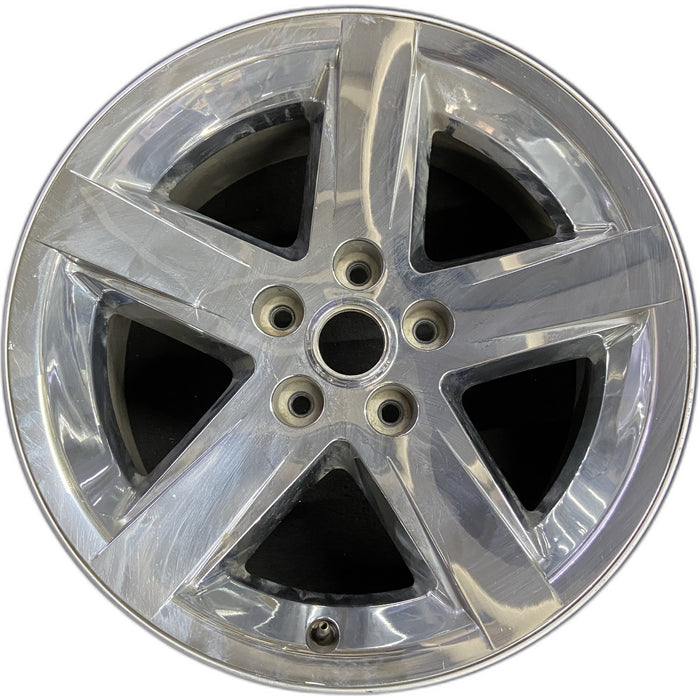 20" DODGE 1500 PICKUP 09-10 20x9 , 5 spoke Original OEM Wheel Rim - Front View