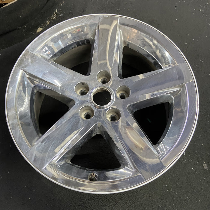 20" DODGE 1500 PICKUP 09-10 20x9 , 5 spoke Original OEM Wheel Rim - Side Profile