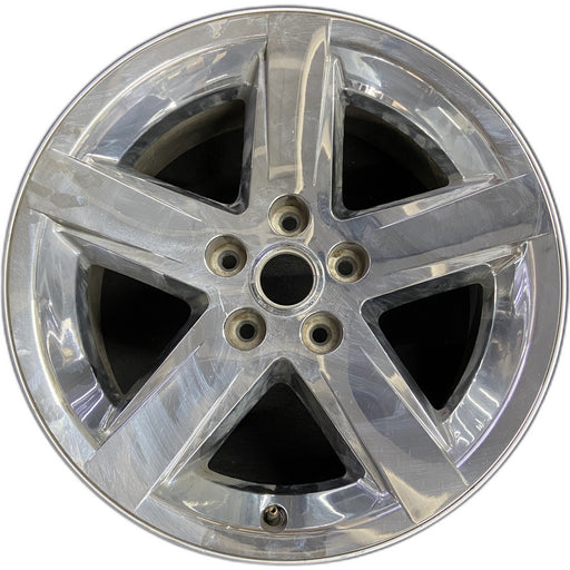 20" DODGE 1500 PICKUP 09-10 20x9 , 5 spoke Original OEM Wheel Rim - Front View
