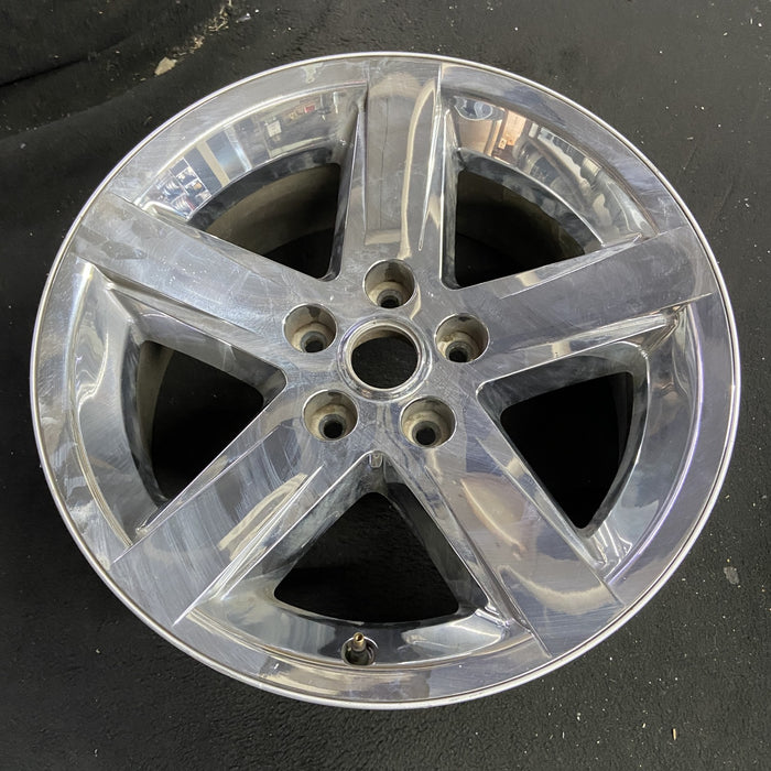 20" DODGE 1500 PICKUP 09-10 20x9 , 5 spoke Original OEM Wheel Rim - Side Profile