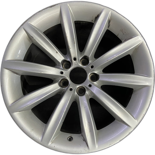 19" BMW 750i 06-08 19x9 , 10 spoke, grooved spoke, wide groove Original OEM - Front View