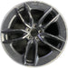 20" MERCEDES E-CLASS 21-23 213 Type E53 Sedan 20x9 5 V spoke black Original OEM - Front View