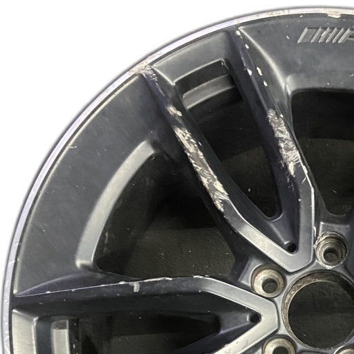 20" MERCEDES E-CLASS 21-23 213 Type E53 Sedan 20x9 5 V spoke black Original OEM - Angle View