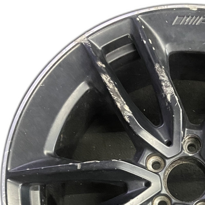 20" MERCEDES E-CLASS 21-23 213 Type E53 Sedan 20x9 5 V spoke black Original OEM - Angle View