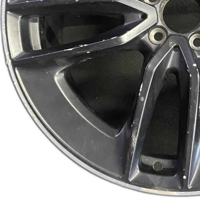 20" MERCEDES E-CLASS 21-23 213 Type E53 Sedan 20x9 5 V spoke black Original OEM - Back View