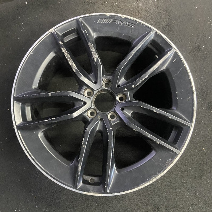 20" MERCEDES E-CLASS 21-23 213 Type E53 Sedan 20x9 5 V spoke black Original OEM - Additional View