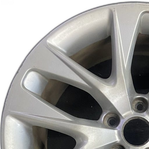 18" GENESIS 13-16 Cpe 18x8 10 spoke rear Original OEM Wheel Rim - Angle View