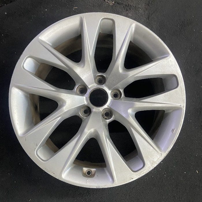 18" GENESIS 13-16 Cpe 18x8 10 spoke rear Original OEM Wheel Rim - Additional View