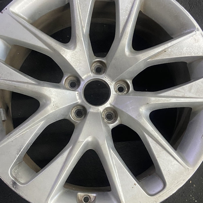 18" GENESIS 13-16 Cpe 18x8 10 spoke rear Original OEM Wheel Rim - Angle View